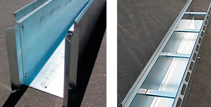 Steel Ducting - Interior Struts and Slots